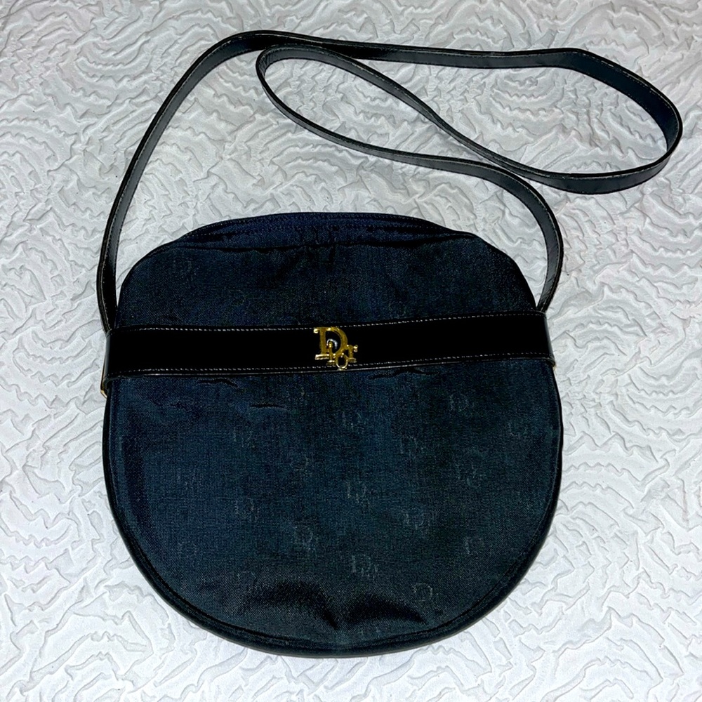 Dior Navy Trotter Bag
